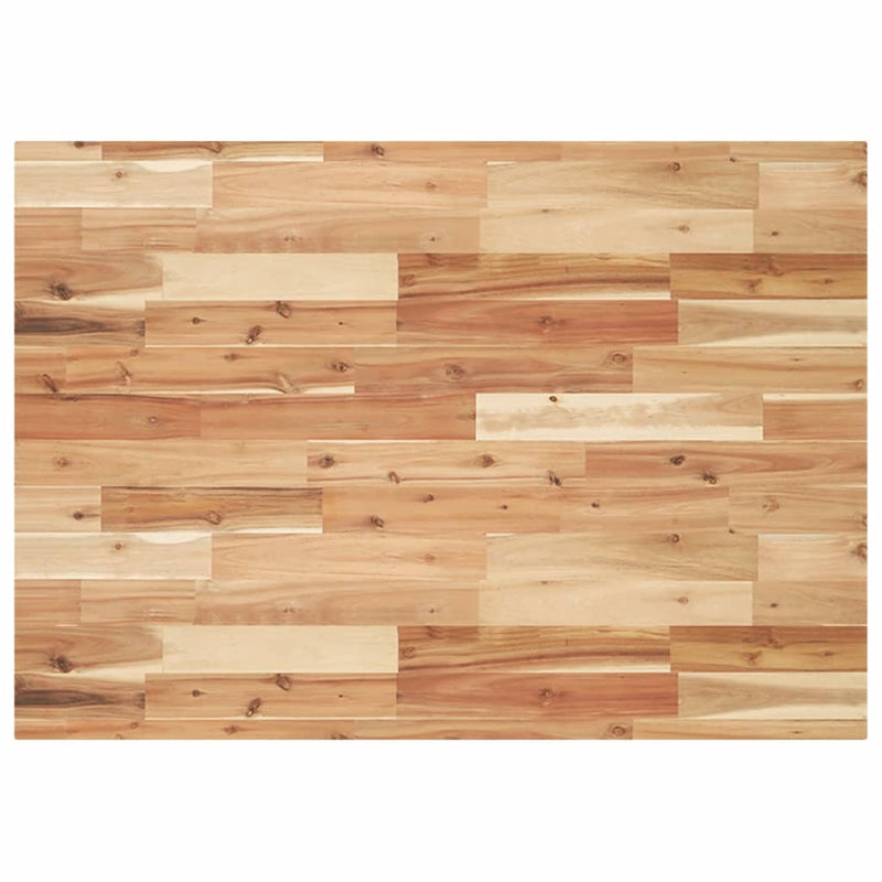 vidaXL acél és tömör akácfa falra szerelhető mosdópolc