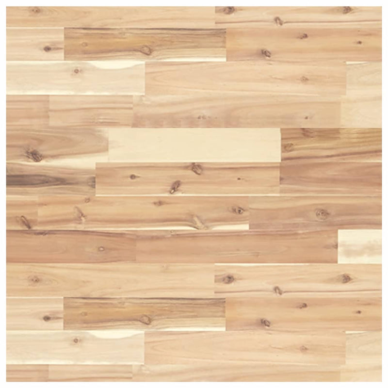 vidaXL acél és tömör akácfa falra szerelhető mosdópolc