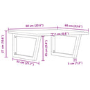 vidaXL acél és tömör akácfa falra szerelhető mosdópolc