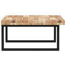 vidaXL acél és tömör akácfa falra szerelhető mosdópolc