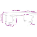 vidaXL acél és tömör akácfa falra szerelhető mosdópolc