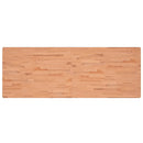 vidaXL acél és tömör bükkfa falra szerelhető mosdópolc