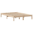 vidaXL tömör fenyőfa ágy matrac nélkül 120 x 190 cm