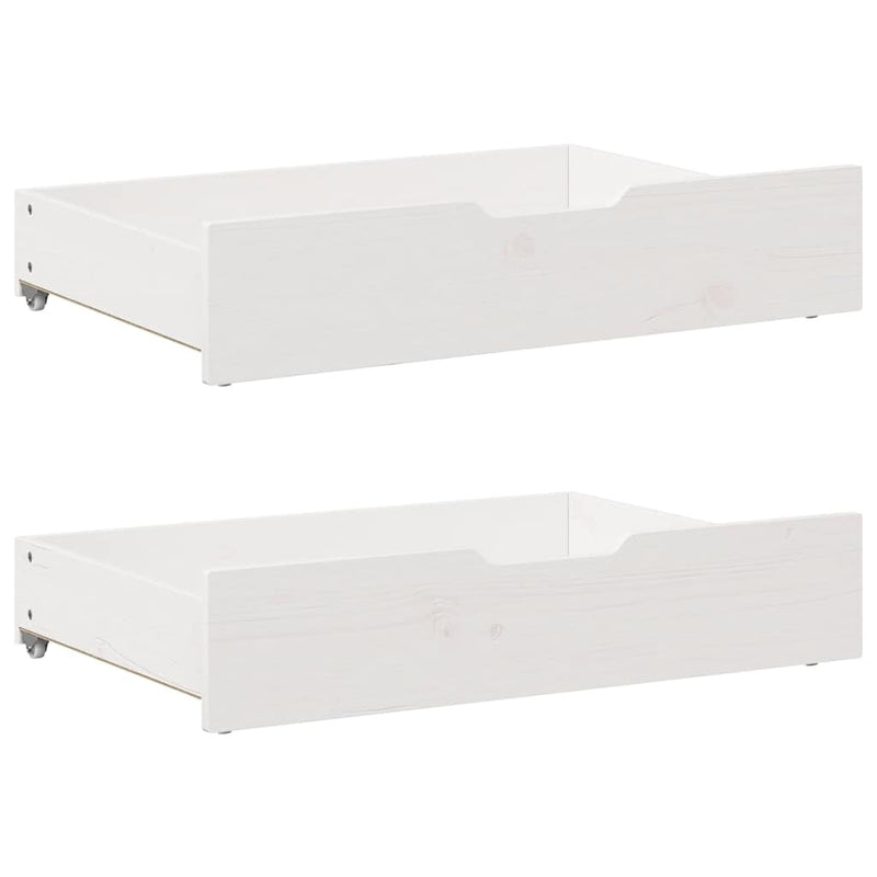 vidaXL fehér tömör fenyőfa ágykeret matrac nélkül 90 x 190 cm