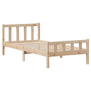 vidaXL tömör fenyőfa ágykeret matrac nélkül 90 x 190 cm