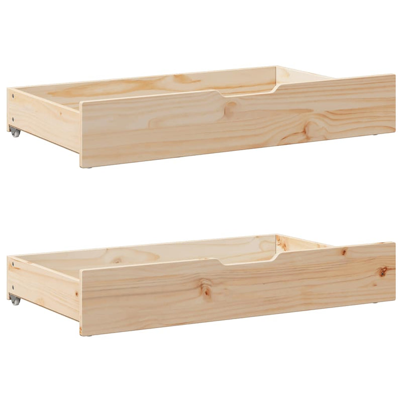 vidaXL tömör fenyőfa ágy matrac nélkül 140 x 190 cm