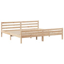 vidaXL tömör fenyőfa ágy matrac nélkül 200 x 200 cm