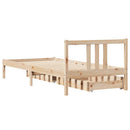 vidaXL tömör fenyőfa ágykeret matrac nélkül 90 x 190 cm
