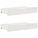 vidaXL fehér tömör fenyőfa ágy matrac nélkül 90 x 200 cm
