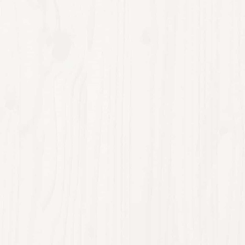 vidaXL fehér tömör fenyőfa ágy matrac nélkül 100 x 200 cm