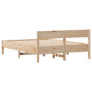 vidaXL tömör fenyőfa ágy matrac nélkül 140 x 190 cm