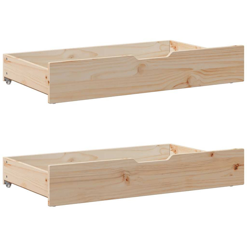 vidaXL tömör fenyőfa ágy matrac nélkül 90 x 200 cm
