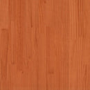 vidaXL viaszbarna tömör fenyőfa ágy matrac nélkül 180 x 200 cm