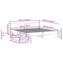 vidaXL fehér tömör fenyőfa ágykeret fiókokkal 200 x 200 cm
