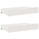 vidaXL tömör fenyőfa kanapéágy fiókkal 90 x 200 cm