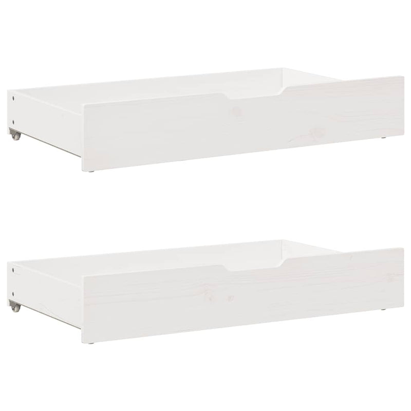 vidaXL tömör fenyőfa kanapéágy fiókokkal 80 x 200 cm