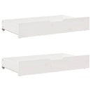 vidaXL tömör fenyőfa kanapéágy fiókkal 90 x 200 cm