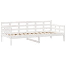 vidaXL fehér tömör fenyőfa kanapéágy fiókkal 90 x 190 cm