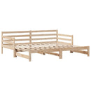 vidaXL kihúzható heverő fiókokkal matrac nélkül 90 x 200 cm