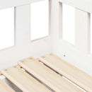 vidaXL fehér kihúzható heverő fiókokkal matrac nélkül 90 x 190 cm