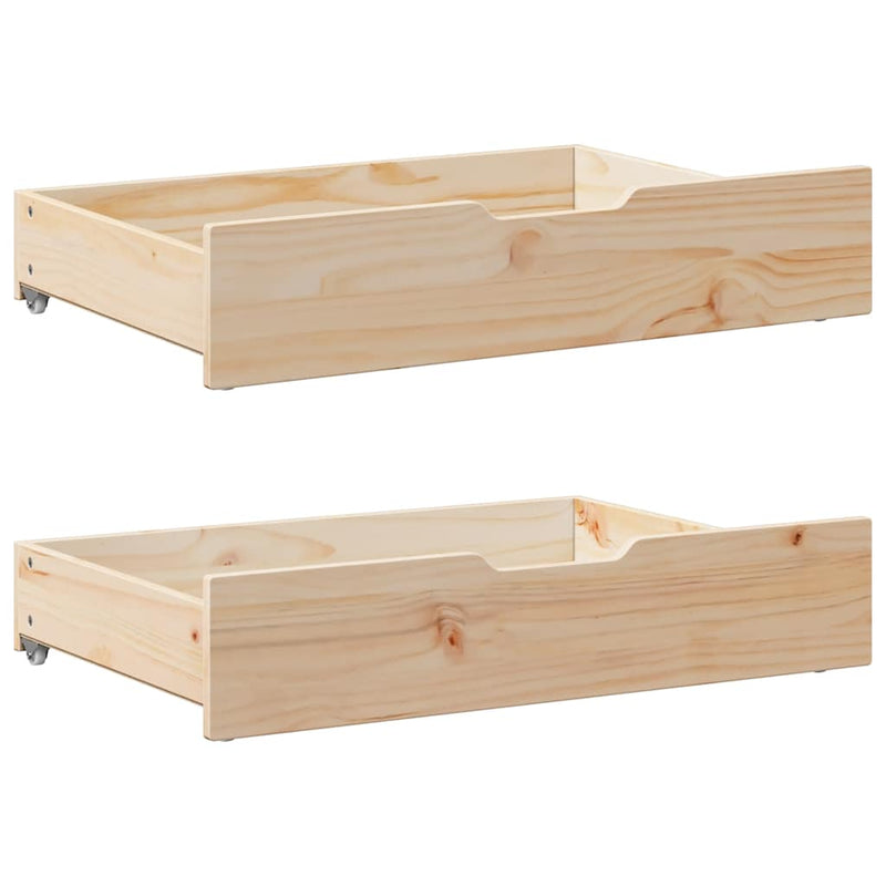 vidaXL kihúzható heverő fiókokkal matrac nélkül 90 x 190 cm