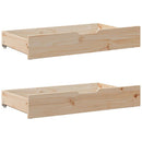 vidaXL kihúzható heverő fiókokkal matrac nélkül 80 x 200 cm