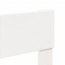 vidaXL fehér tömör fenyőfa ágy matrac nélkül 150 x 200 cm