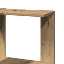 vidaXL 5 szintes szerelt fa sarok könyvespolc 50 x 50 x 179cm