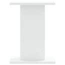 vidaXL 2 db fehér szerelt fa hangszóróállvány 30 x 30 x 40 cm