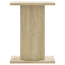 vidaXL 2 db sonoma tölgy színű szerelt fa hangszóróállvány 30x30x40 cm