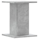 vidaXL 2 db betonszürke szerelt fa hangszóróállvány 30 x 30 x 40 cm