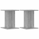 vidaXL 2 db szürke sonoma szerelt fa hangszóróállvány 30 x 30 x 40 cm
