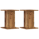 vidaXL 2 db antik fa színű szerelt fa hangszóróállvány 30 x 30 x 40 cm