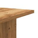 vidaXL 2 db kézműves tölgy színű fa hangszóróállvány 30 x 30 x 40 cm