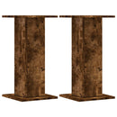 vidaXL 2 db füstös tölgy színű szerelt fa hangszóróállvány 30x30x60 cm