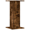 vidaXL 2 db füstös tölgy színű szerelt fa hangszóróállvány 30x30x60 cm