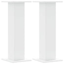 vidaXL 2 db fehér szerelt fa hangszóróállvány 30 x 30 x 80 cm