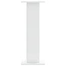 vidaXL 2 db fehér szerelt fa hangszóróállvány 30 x 30 x 80 cm