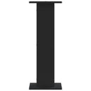 vidaXL 2 db fekete szerelt fa hangszóróállvány 30 x 30 x 80 cm