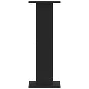 vidaXL 2 db fekete szerelt fa hangszóróállvány 30 x 30 x 80 cm