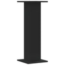 vidaXL 2 db fekete szerelt fa hangszóróállvány 30 x 30 x 80 cm