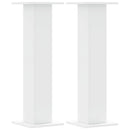 vidaXL 2 db fehér szerelt fa hangszóróállvány 30 x 30 x 95 cm