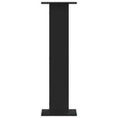 vidaXL 2 db fekete szerelt fa hangszóróállvány 30 x 30 x 95 cm