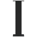 vidaXL 2 db fekete szerelt fa hangszóróállvány 30 x 30 x 95 cm