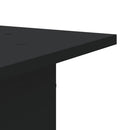 vidaXL 2 db fekete szerelt fa hangszóróállvány 30 x 30 x 95 cm