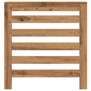 vidaXL kézműves tölgy szerelt fa radiátorburkolat 78 x 20 x 82 cm