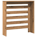 vidaXL kézműves tölgy szerelt fa radiátorburkolat 78 x 20 x 82 cm