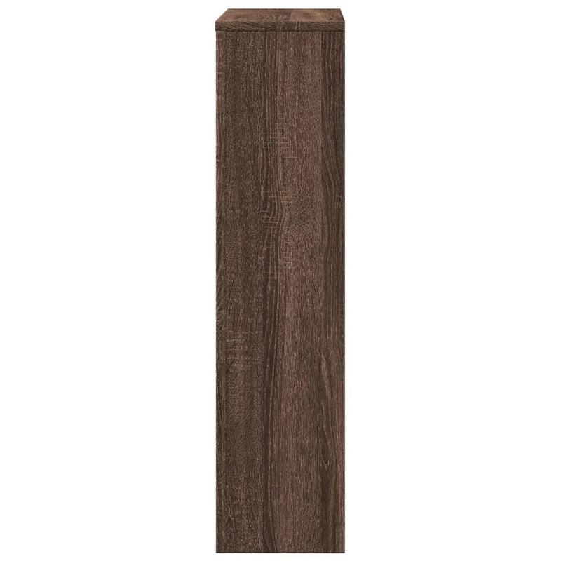 vidaXL barna tölgy színű szerelt fa radiátorburkolat 104 x 20 x 82 cm