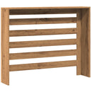 vidaXL kézműves tölgy színű szerelt fa radiátorburkolat 104x20x82 cm