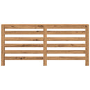 vidaXL kézműves tölgy színű szerelt fa radiátorburkolat 175x20x82 cm